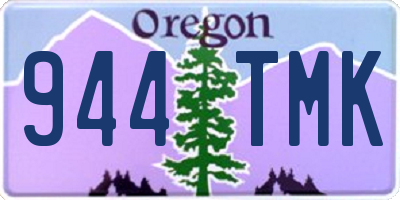 OR license plate 944TMK