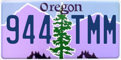 OR license plate 944TMM