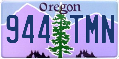 OR license plate 944TMN