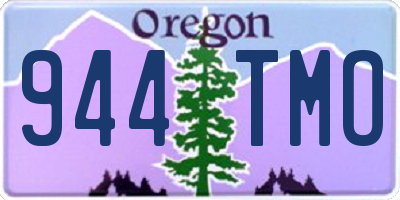 OR license plate 944TMO