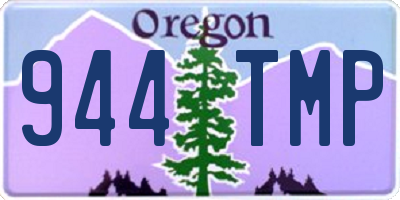 OR license plate 944TMP