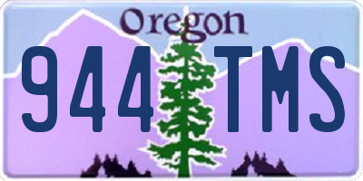 OR license plate 944TMS