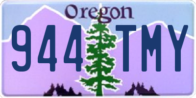 OR license plate 944TMY