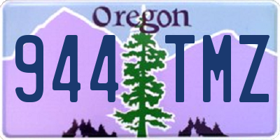OR license plate 944TMZ