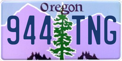 OR license plate 944TNG