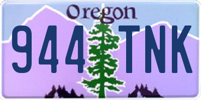 OR license plate 944TNK