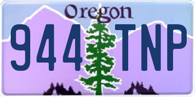 OR license plate 944TNP