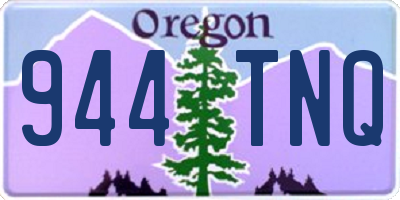 OR license plate 944TNQ