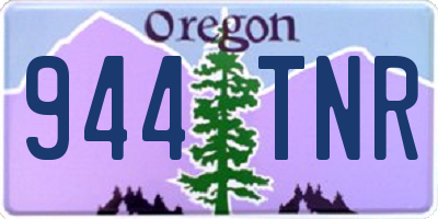 OR license plate 944TNR