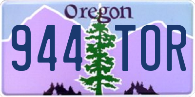 OR license plate 944TOR