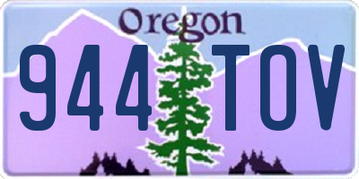 OR license plate 944TOV