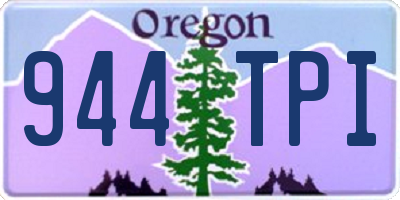 OR license plate 944TPI