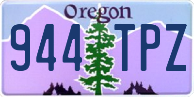 OR license plate 944TPZ