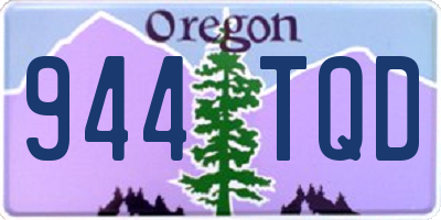 OR license plate 944TQD