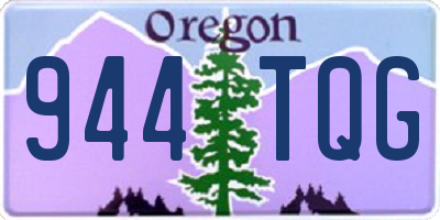 OR license plate 944TQG