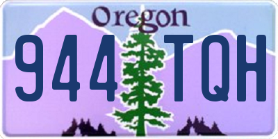 OR license plate 944TQH