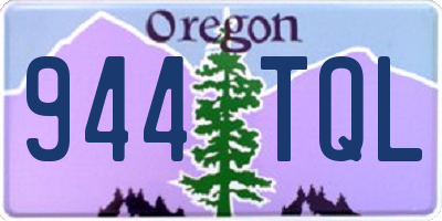 OR license plate 944TQL