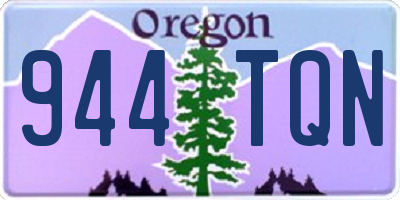 OR license plate 944TQN