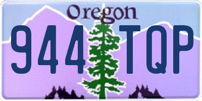 OR license plate 944TQP