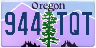 OR license plate 944TQT