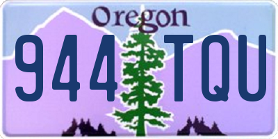 OR license plate 944TQU