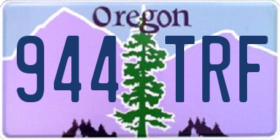 OR license plate 944TRF