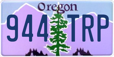OR license plate 944TRP