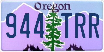 OR license plate 944TRR