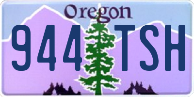 OR license plate 944TSH