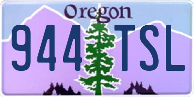OR license plate 944TSL