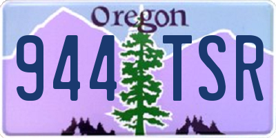 OR license plate 944TSR
