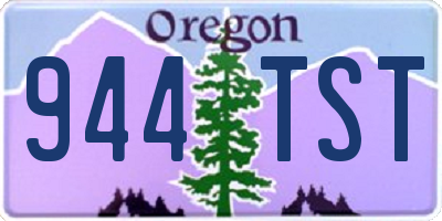 OR license plate 944TST