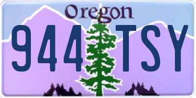 OR license plate 944TSY