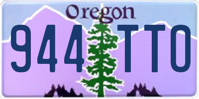 OR license plate 944TTO