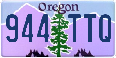 OR license plate 944TTQ