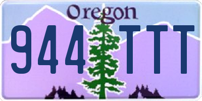 OR license plate 944TTT