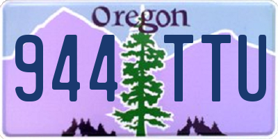OR license plate 944TTU