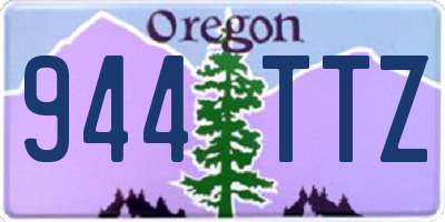 OR license plate 944TTZ