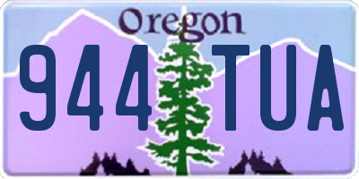 OR license plate 944TUA