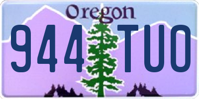 OR license plate 944TUO