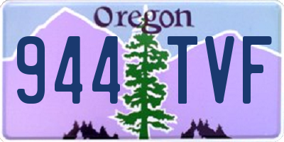 OR license plate 944TVF
