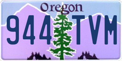OR license plate 944TVM