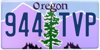 OR license plate 944TVP
