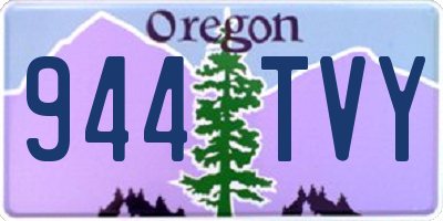 OR license plate 944TVY