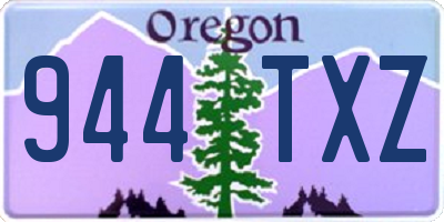 OR license plate 944TXZ
