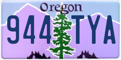 OR license plate 944TYA
