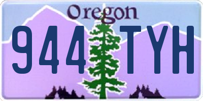 OR license plate 944TYH