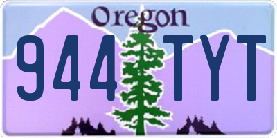 OR license plate 944TYT