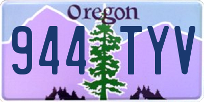 OR license plate 944TYV