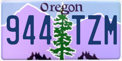 OR license plate 944TZM